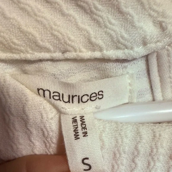 Maurices Textured White dress - Picture 3 of 3